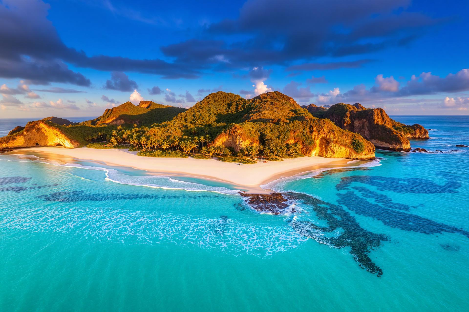 Praia paradisíaca